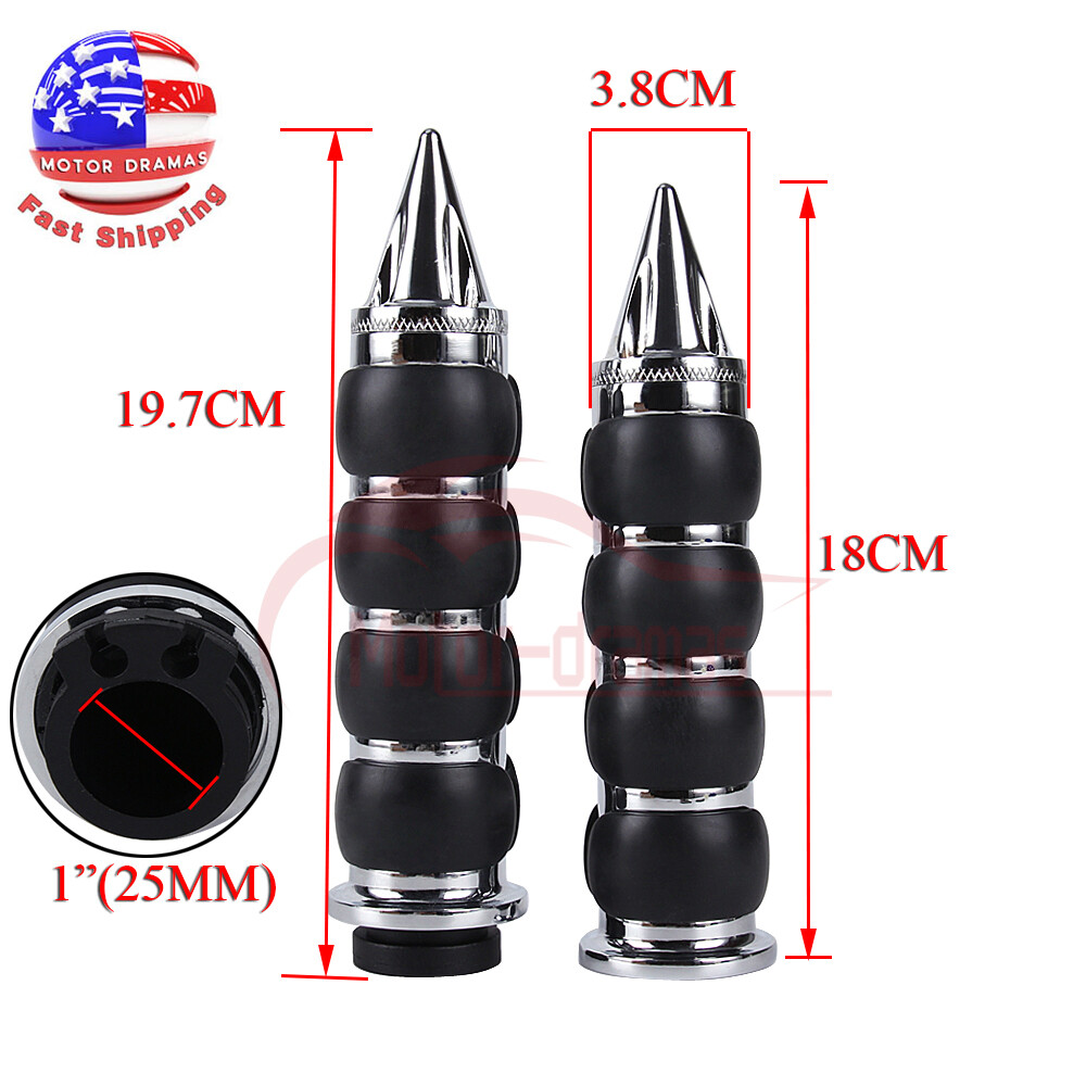 25mm 1″ Handle Bar Hand Grips For Harley Touring Fatboy Road Glide Softail Dyna
