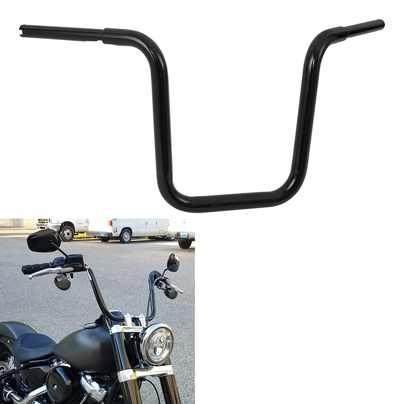 1.25″ Fat 12” 14” 16″ 18” Ape Hanger Handlebar Fit For Harley Fat Boy 18-Up