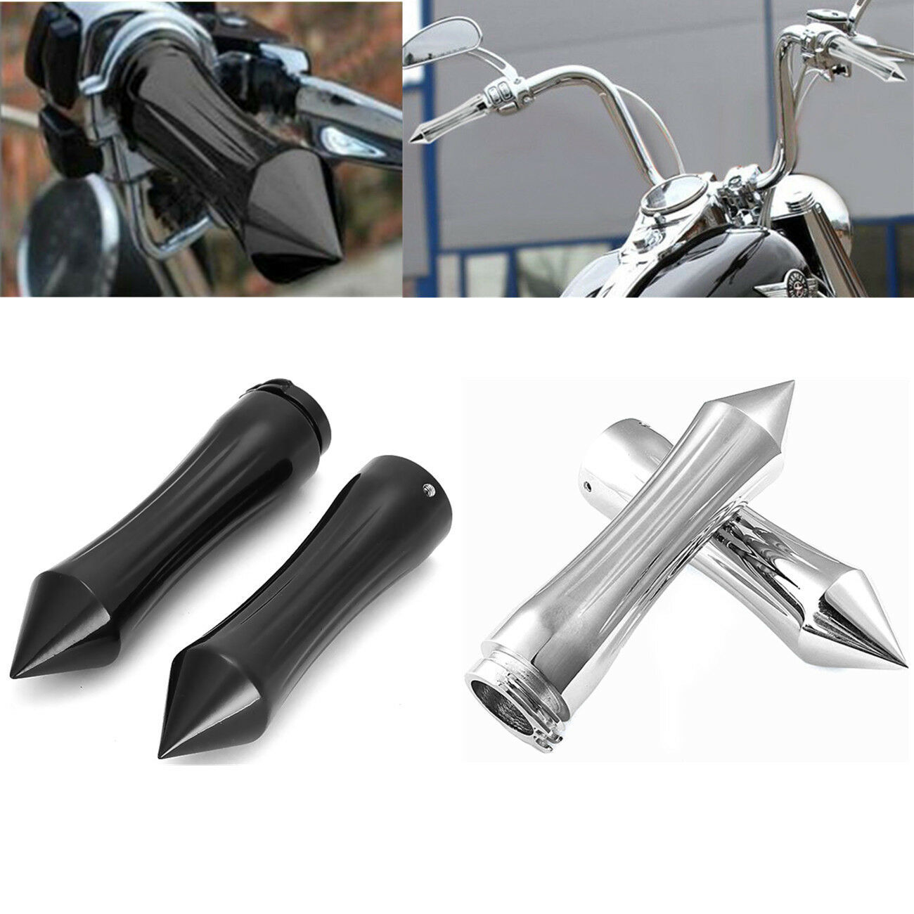 Motorcycle 1 Inch Handle Bar Hand Grips for Harley Sportster XL883 XL 1200 New