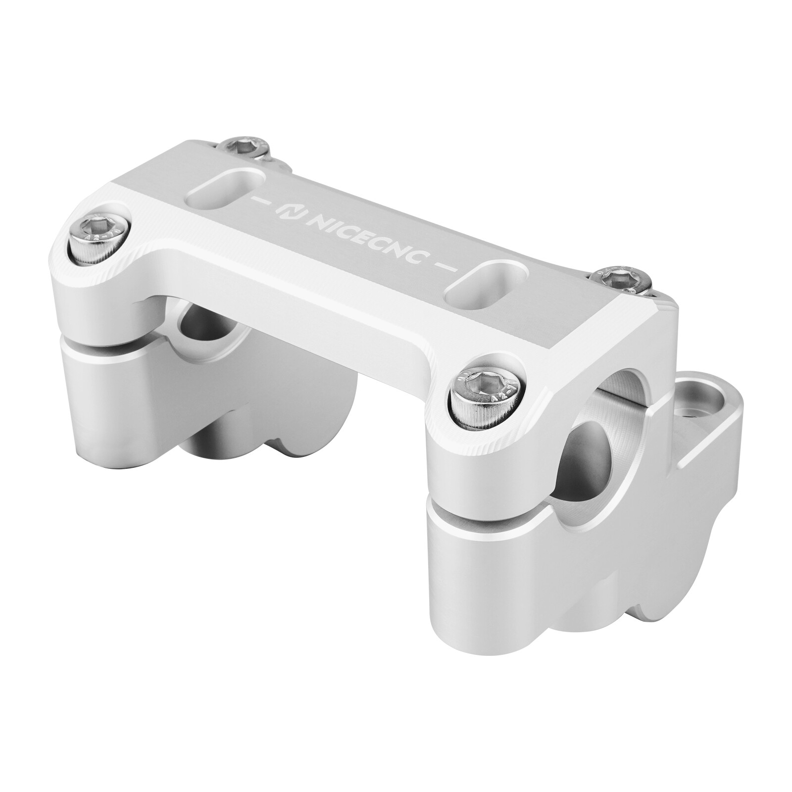 HandleBar Riser Clamp Adapter Sliver For BMW R1200GS 2013-2018 R1250GS 2019-2023