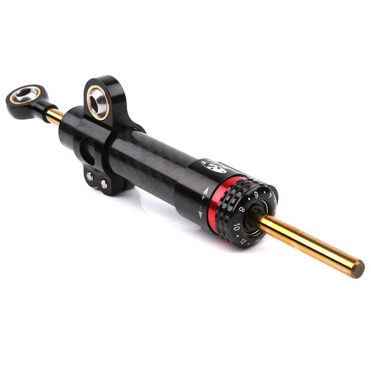 10 Inch Stabilizer Steering Damper Black / Silver For Suzuki GSXR750 1986-2024