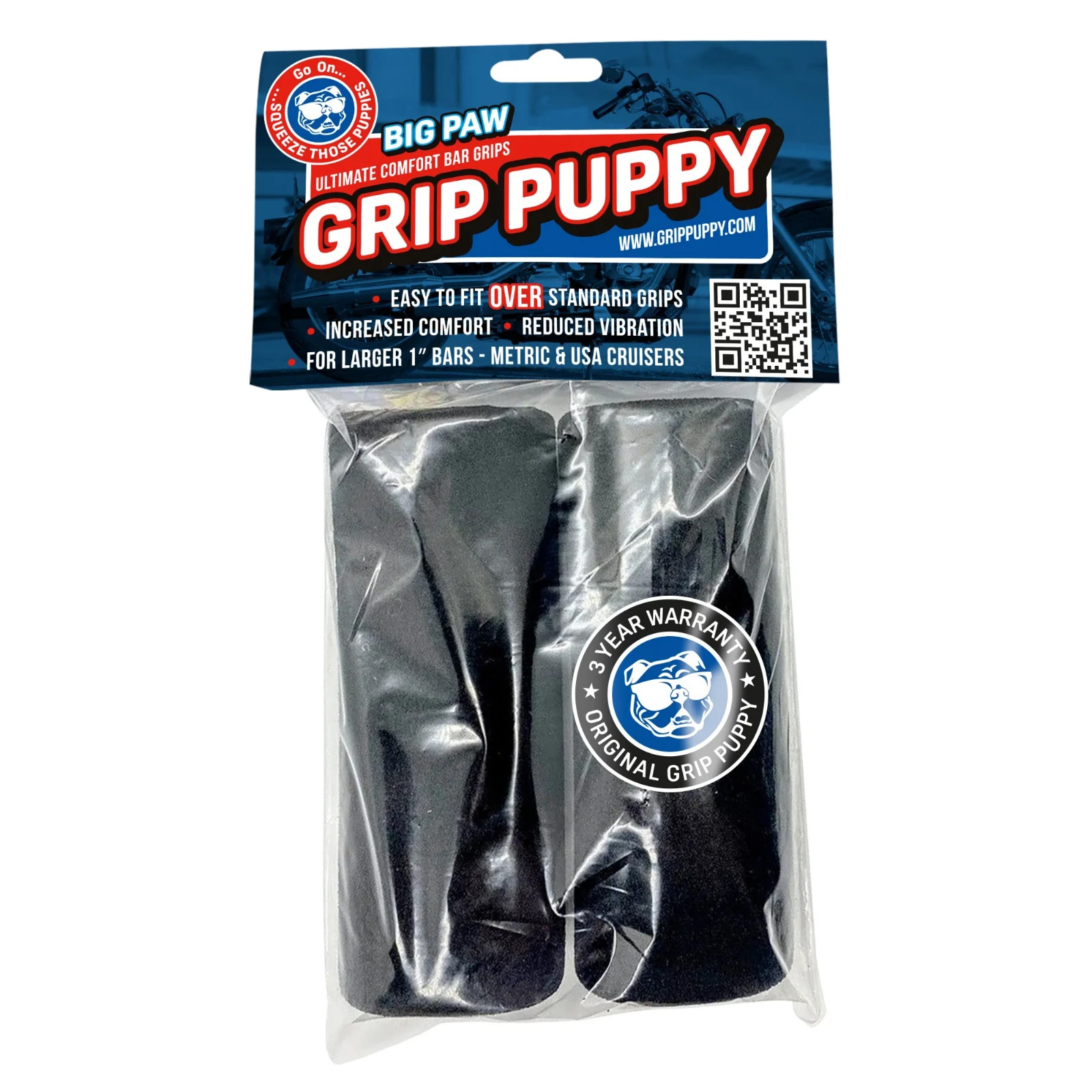 Grip Puppy Big PAW! – Comfort Grips for Harley-Davidson Heavyweight Motorcycles