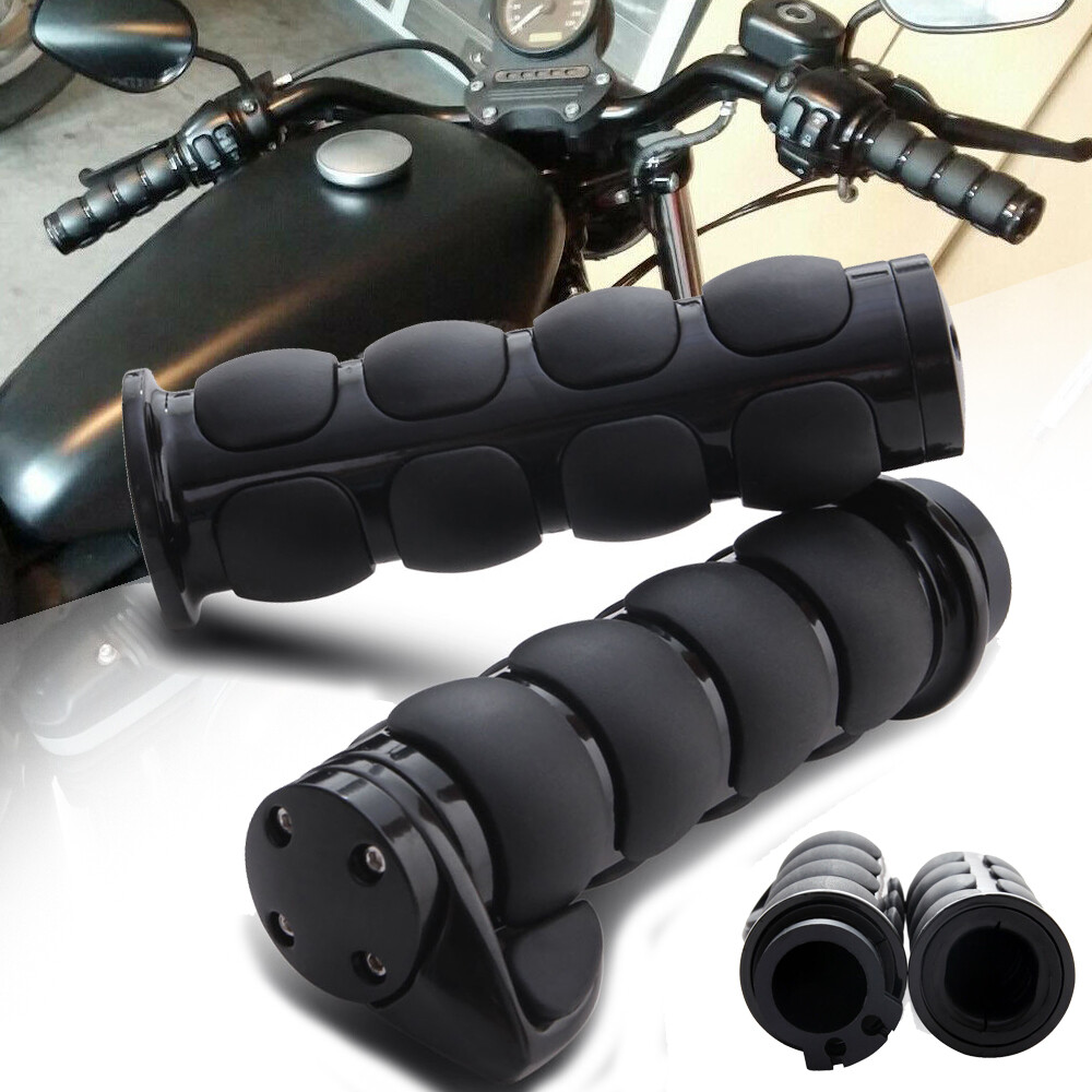 Motorcycle Handlebar Hand Grips 1″ for Harley Touring Street Electra Road Glide