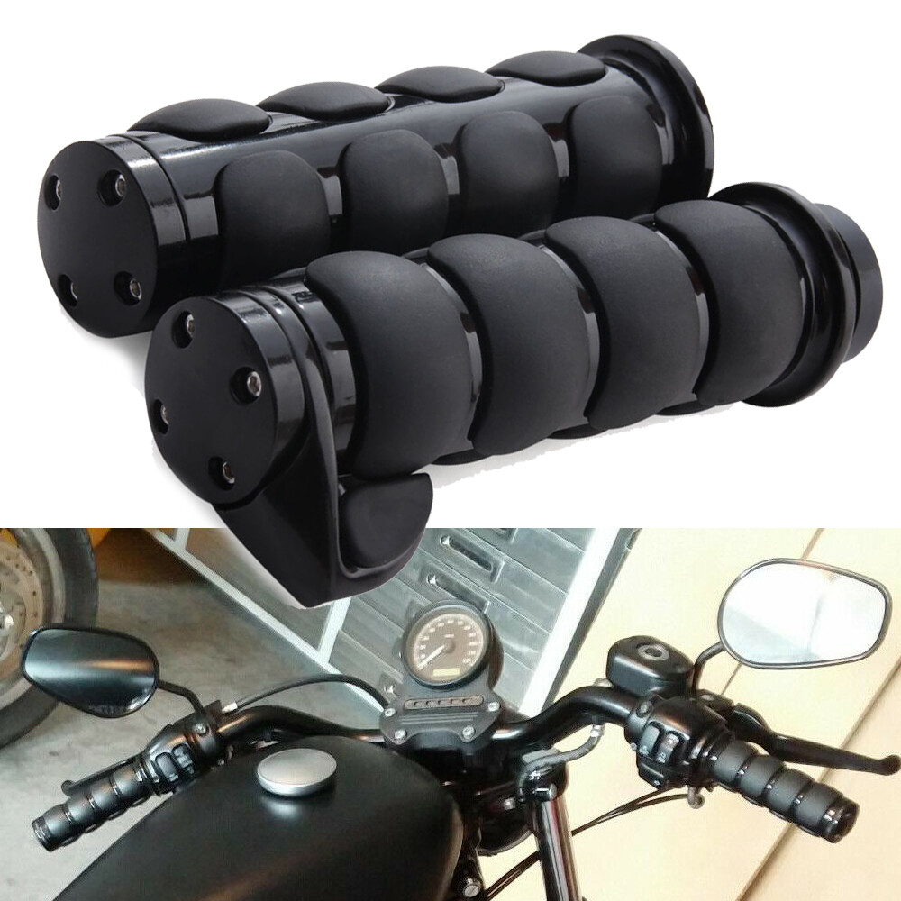 For Harley Softail Electra Glide 1″ Motorcycle Handle Bar Hand Grips W/ Throttle
