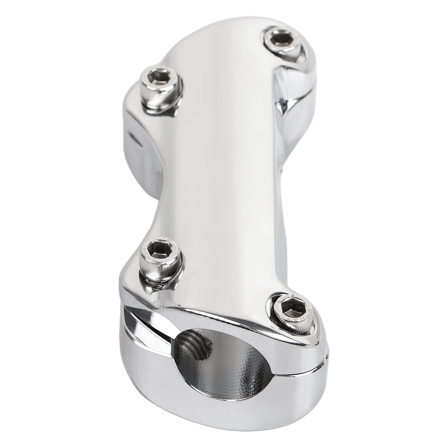 Chrome 1” Handlebar Riser Top Clamp For Harley Electra Road Glide Ultra Limited