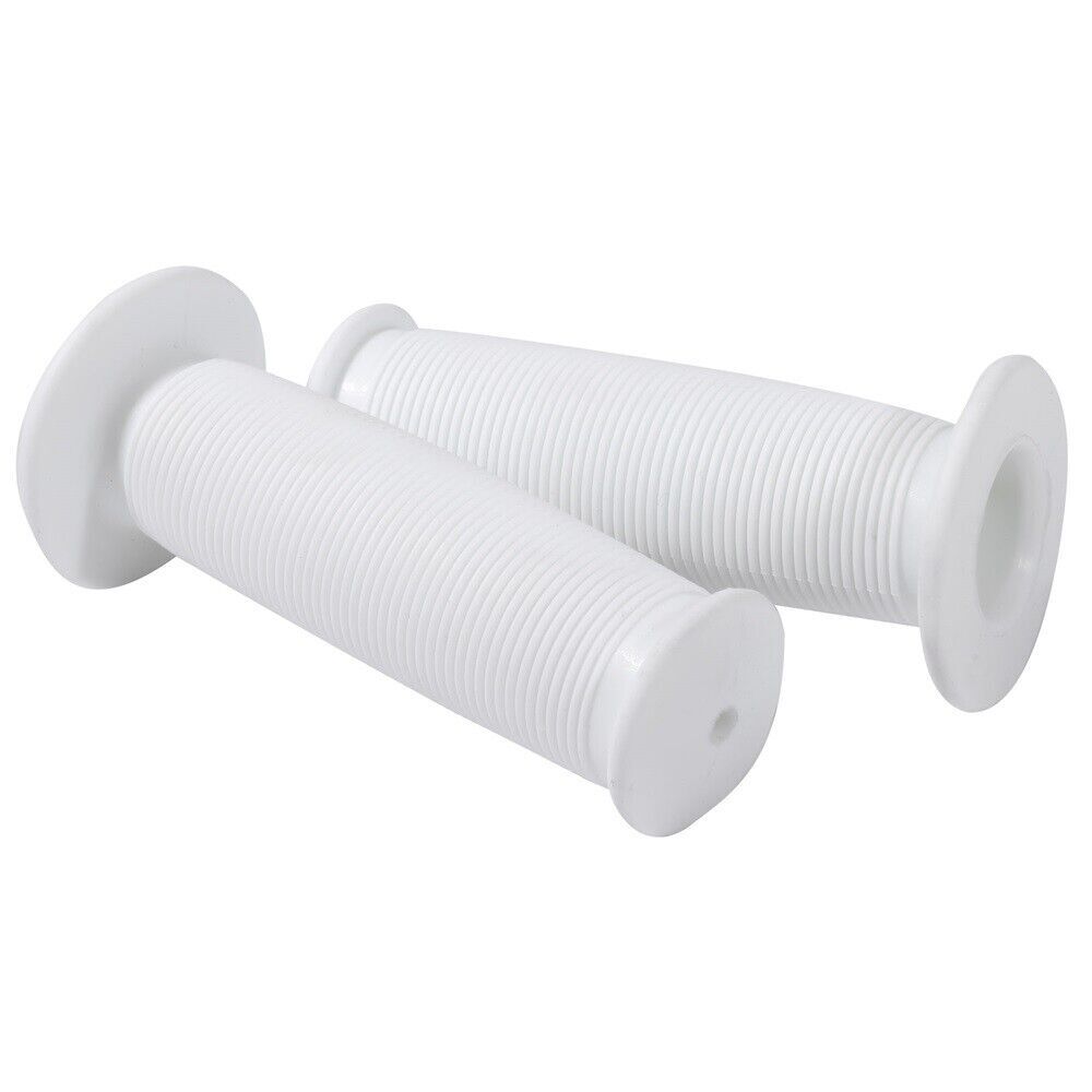 Soft Rubber Handlebar Motorcycle Hand Cover Scooter Bicycle Anti-Slip White