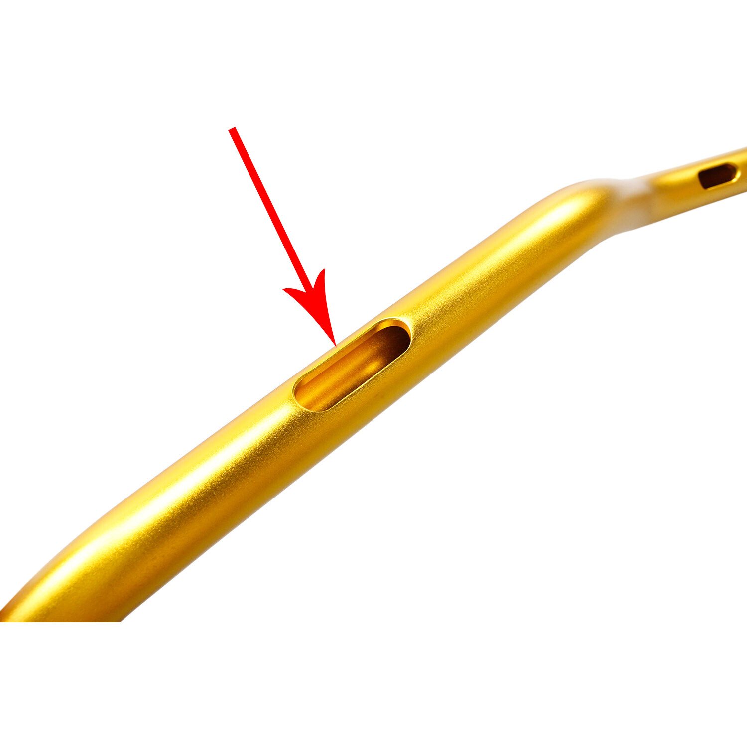 1.0″ Gold Aluminum Handlebar fits Harley Low Rider ST Super Glide Road King FXST