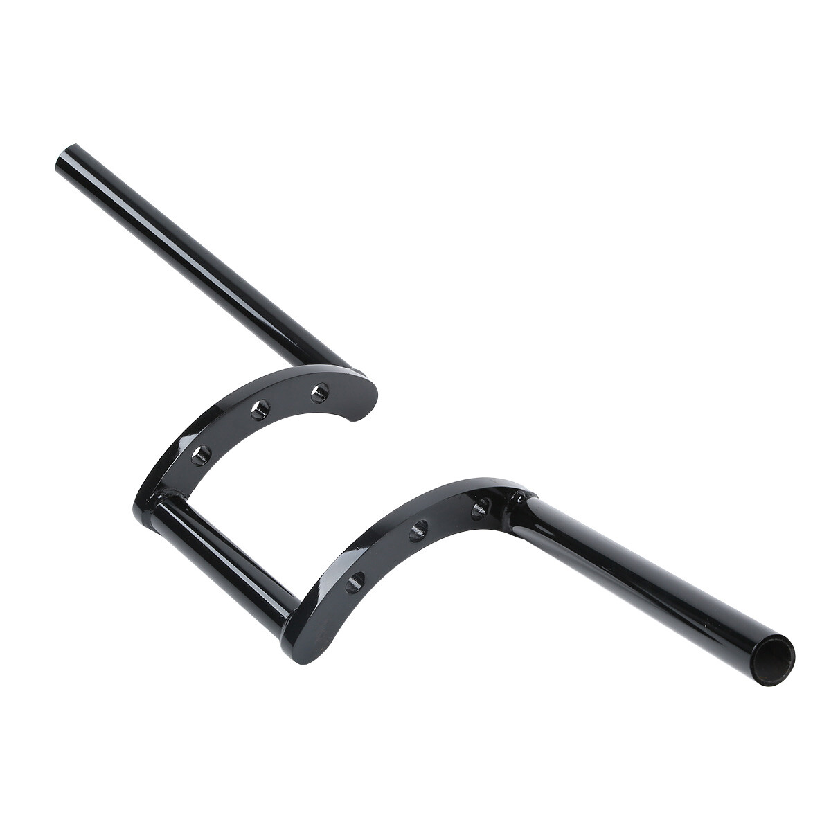 Black 1″ Z Bar Handlebar Fit For Harley Custom Bobber Softail Dyna Sportster 883