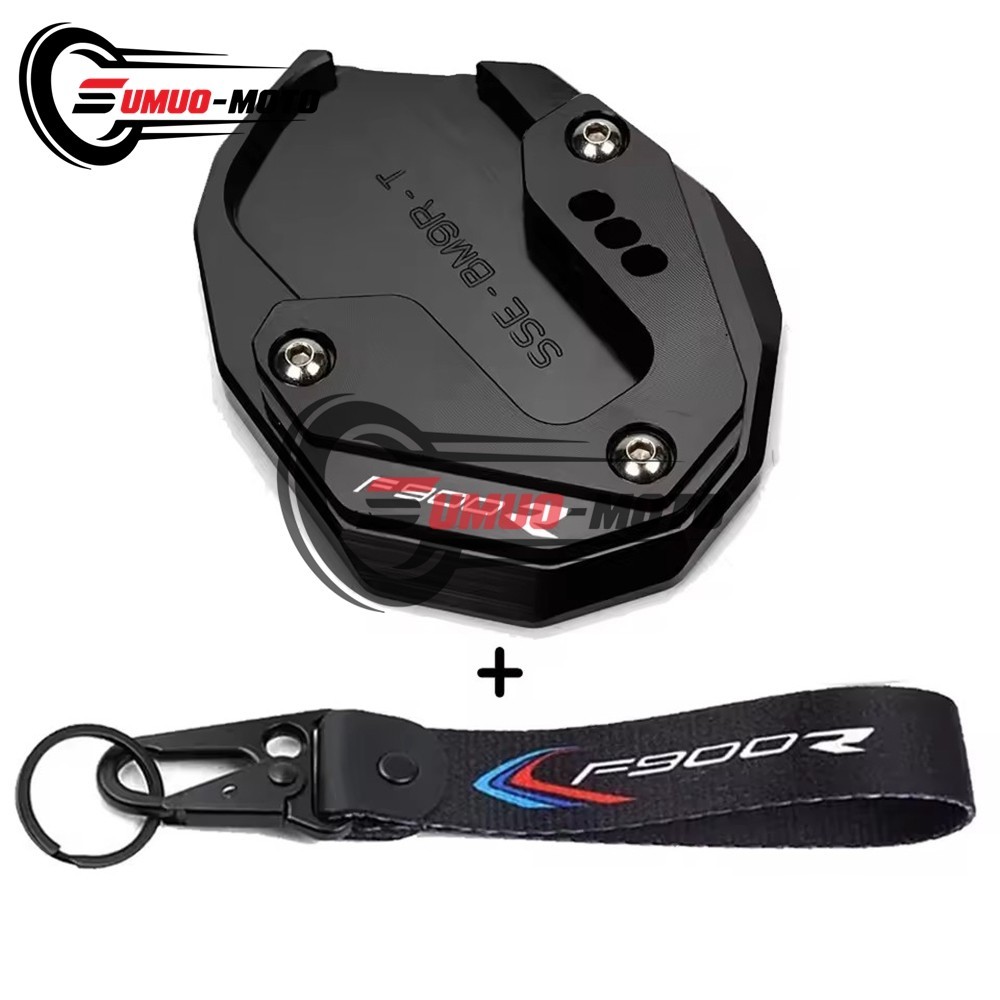 For BMW F900R F900 R CNC Kickstand Foot Side Stand Extension Pad Support Plate