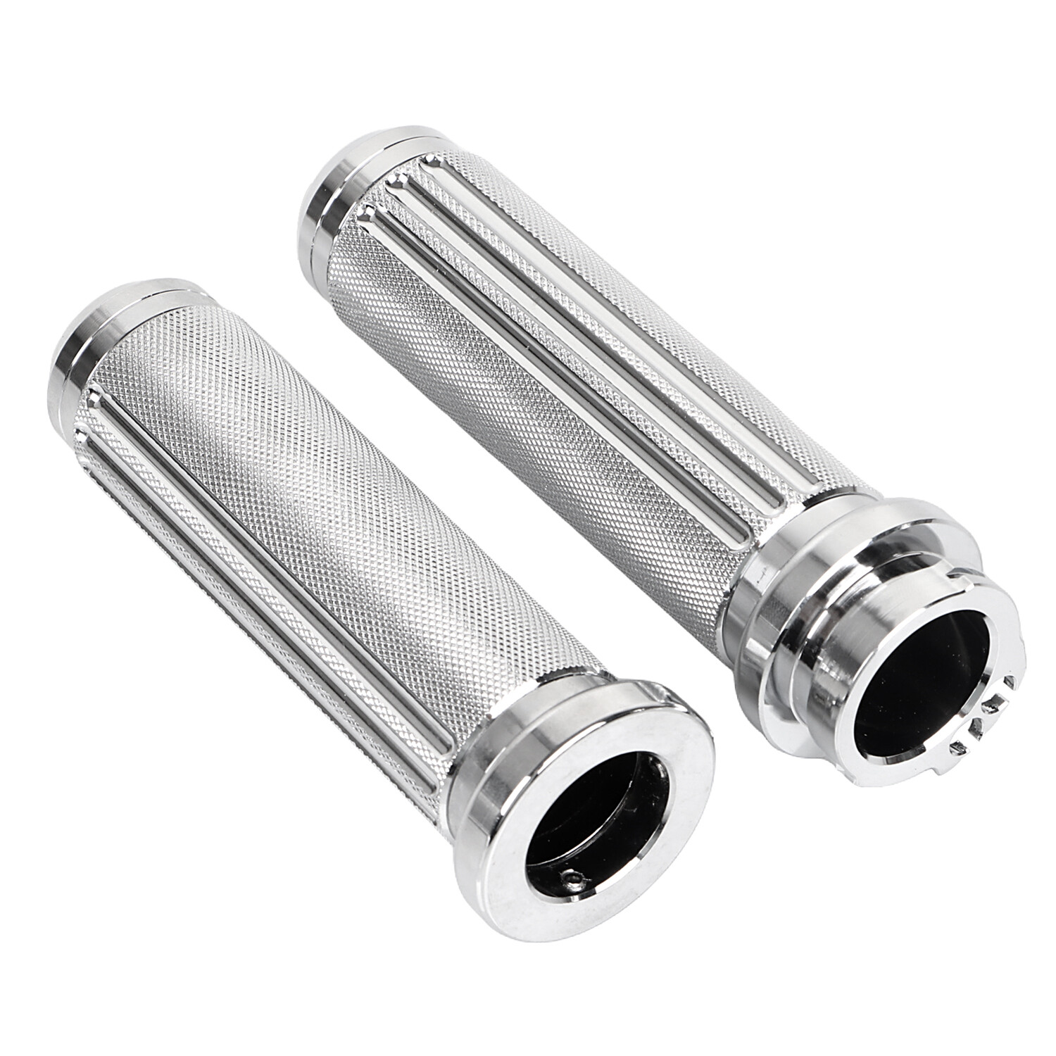 CNC Aluminum 1″ Handlebar Hand Grip For Harley Electra Glide Road King Softail