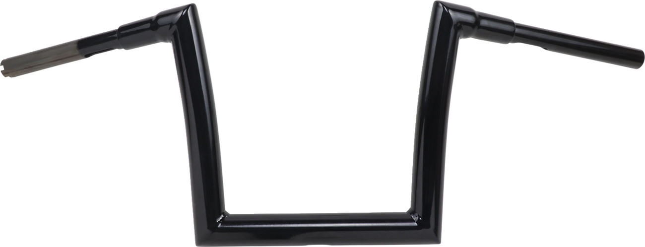 Todd’s Cycle 1-1/2 Strip Handlebar 10 Rise Gloss Black 0601-4881 Universal