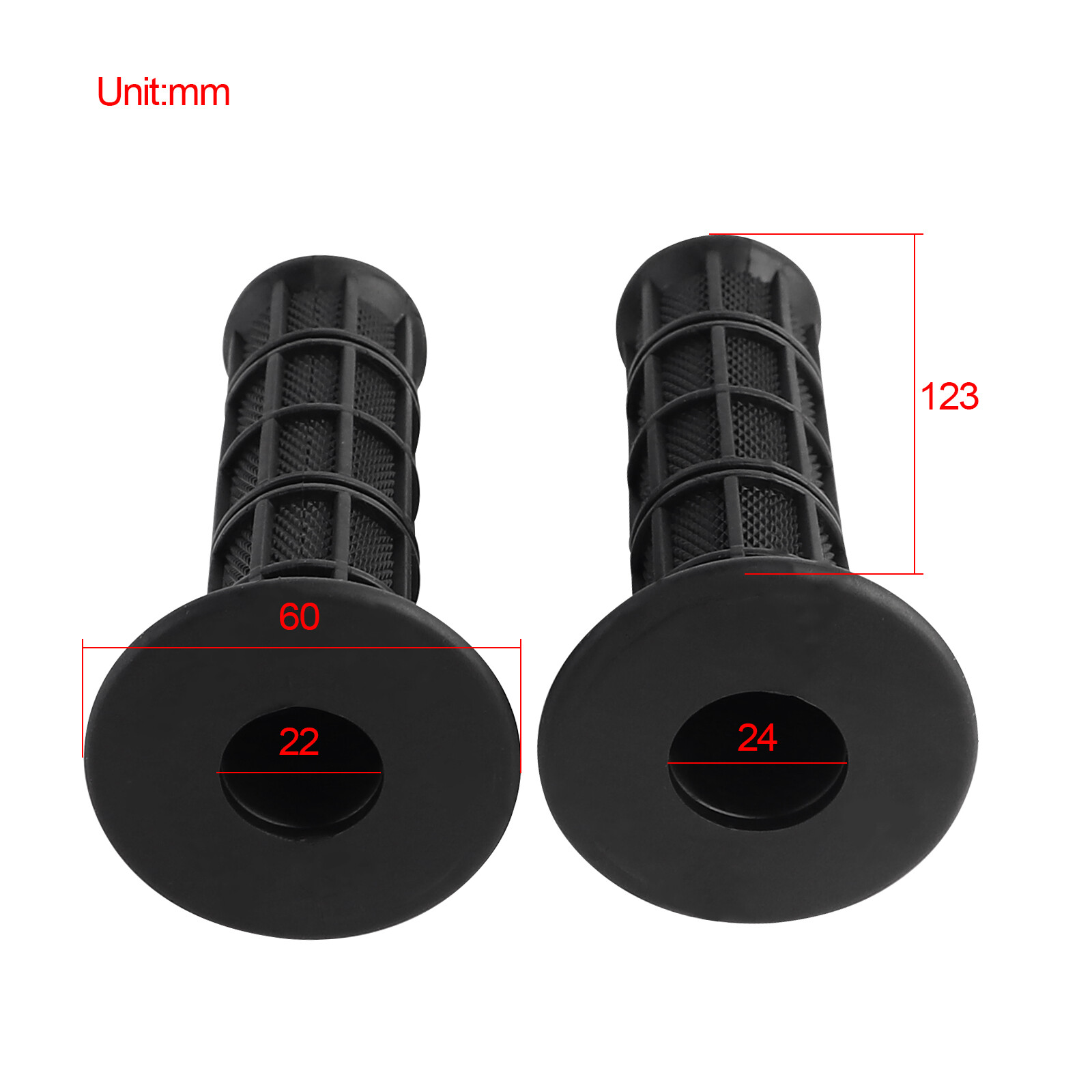7/8″ 22MM LEFT RIGHT HANDLEBAR GRIPS FOR ARCTIC CAT 250 ATV 4 WHEELER QUAD PARTS