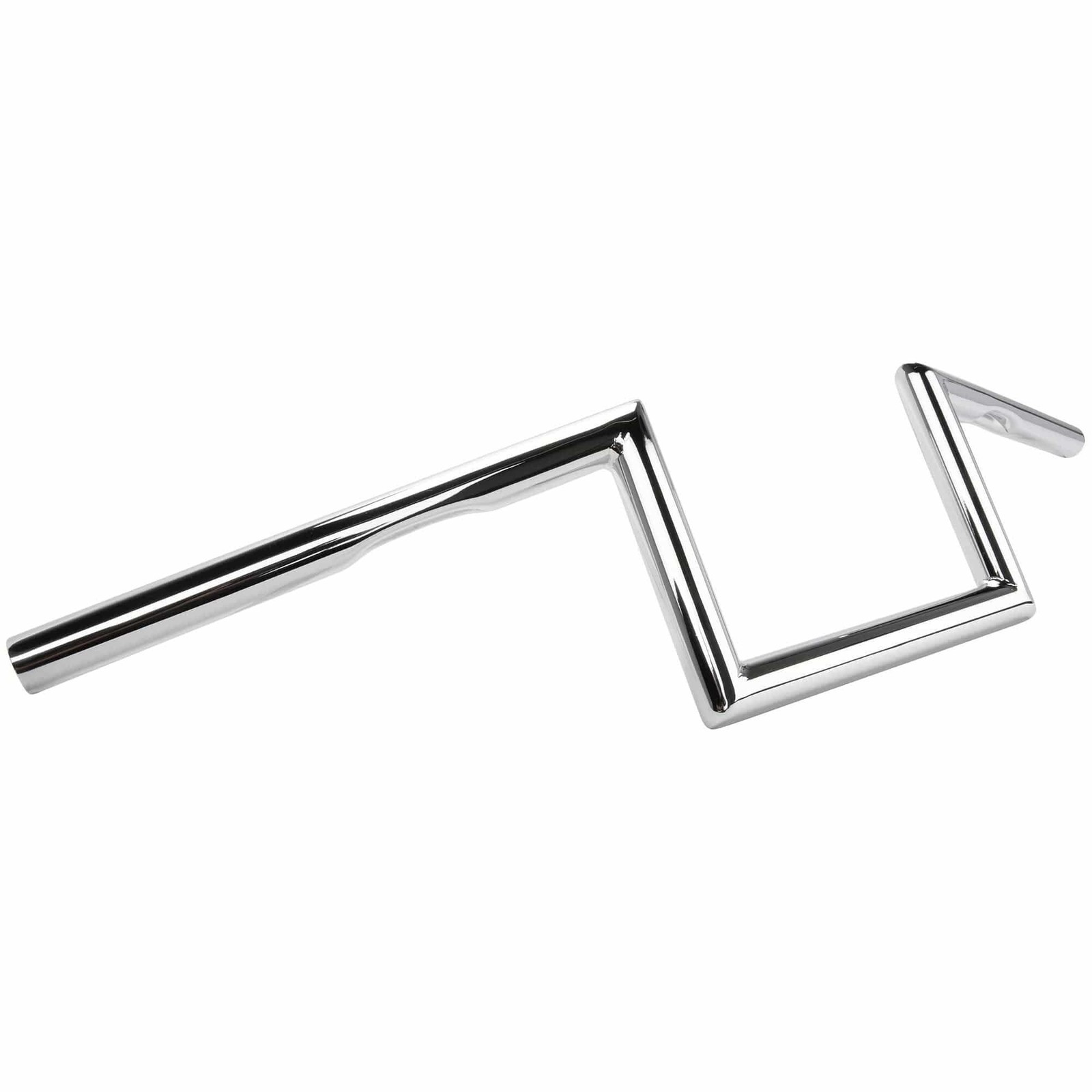 Chrome 1″ Z Bar Handlebars 6″ Rise chopper harley sportster shovelhead ironhead