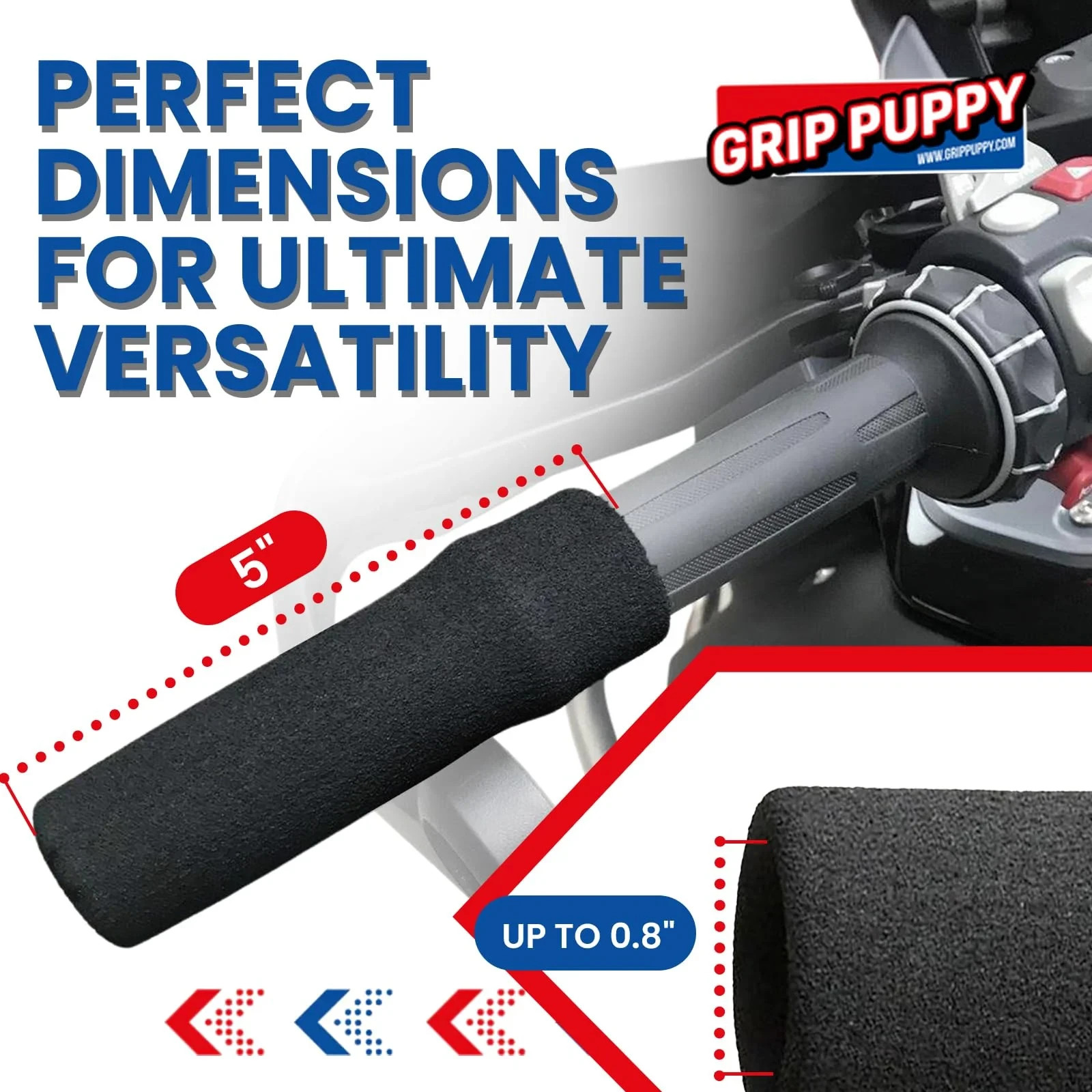 Grip Puppy Comfort Grips for KTM Motorcycles | 5 Year Warranty