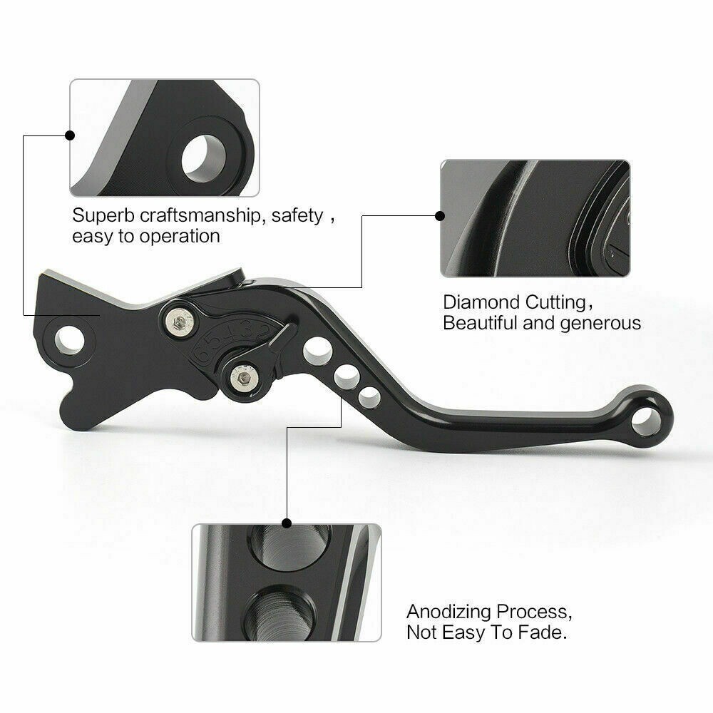 For Honda VTX1300 2003-2008 Motorcycle CNC Short Brake Clutch Lever