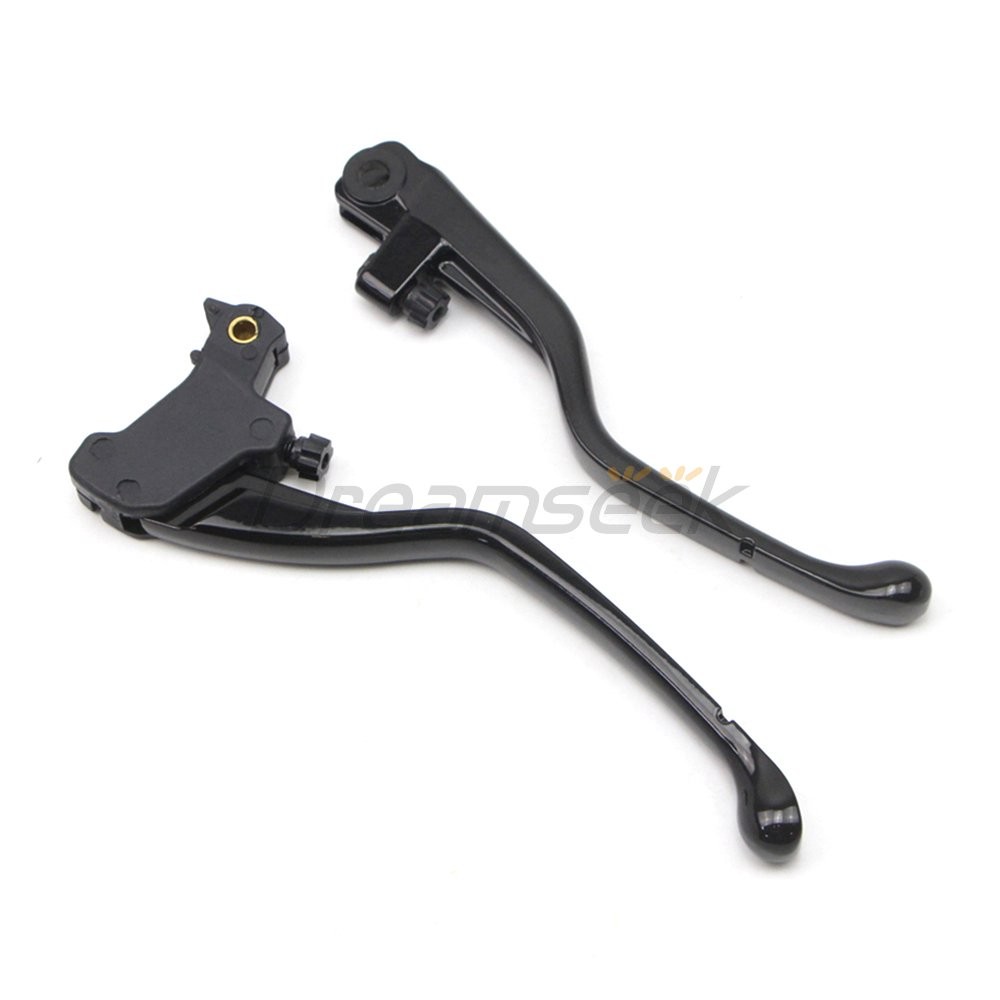 2pcs Handlebar Clutch Lever Brake Lever for BMW F650GS F700GS F800R F800GT Black