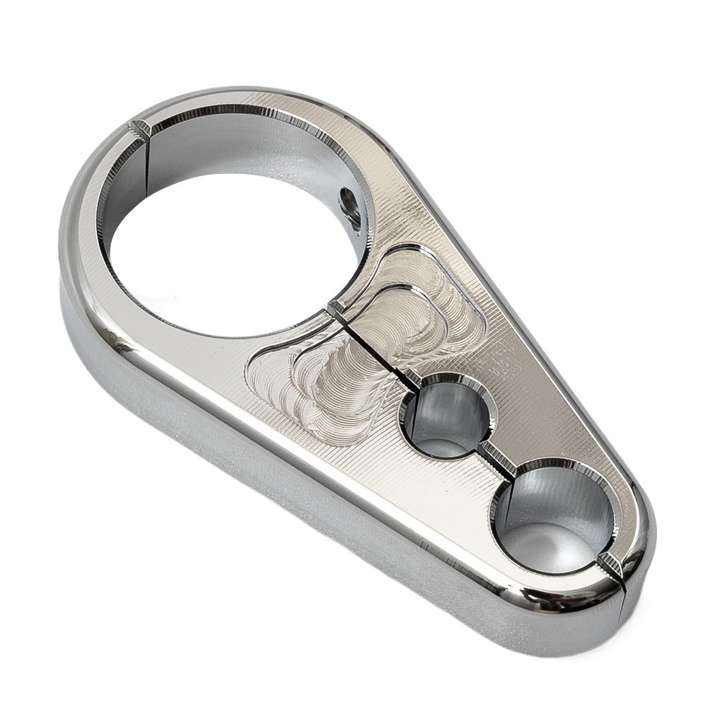New Bracket Car Accessories 1″ 25mm Anti-Wear Approx 7cm Chrome Clamp