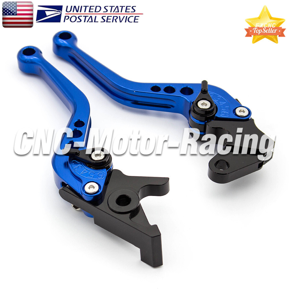 For Honda VTX1300 2003-2008 Brake Clutch Levers & Grips Handle Short Motorcycle