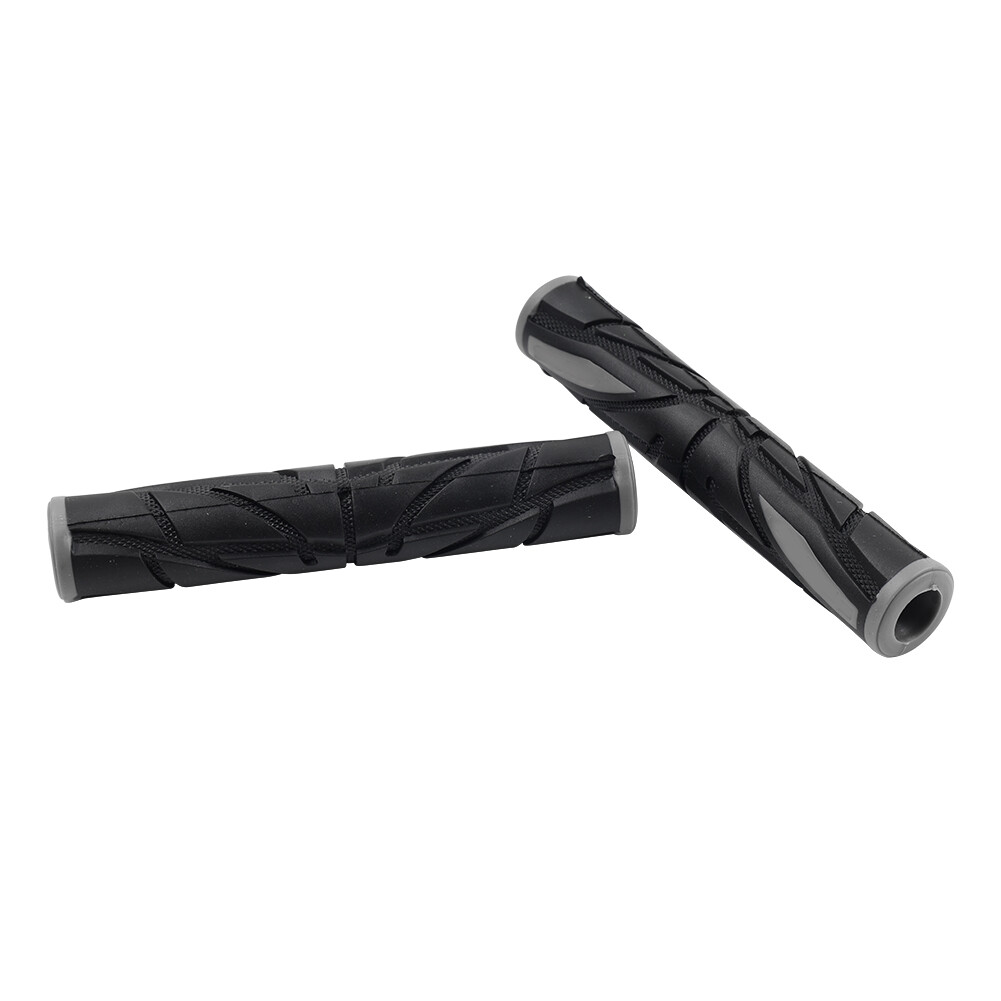 Universal Motorcycle Brake Clutch Handlebar Grips Lever Rubber Sleeve Cover Gray