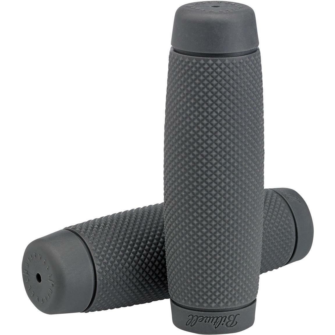 Biltwell Recoil TPV Motorcycle Motorbike Grips 7/8″ – Grey