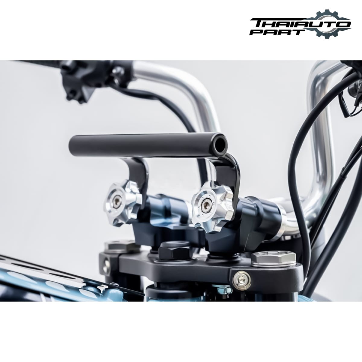 Foldable Customized Kit Set Handle bar Silver Diabolus For Honda Dax125 St125