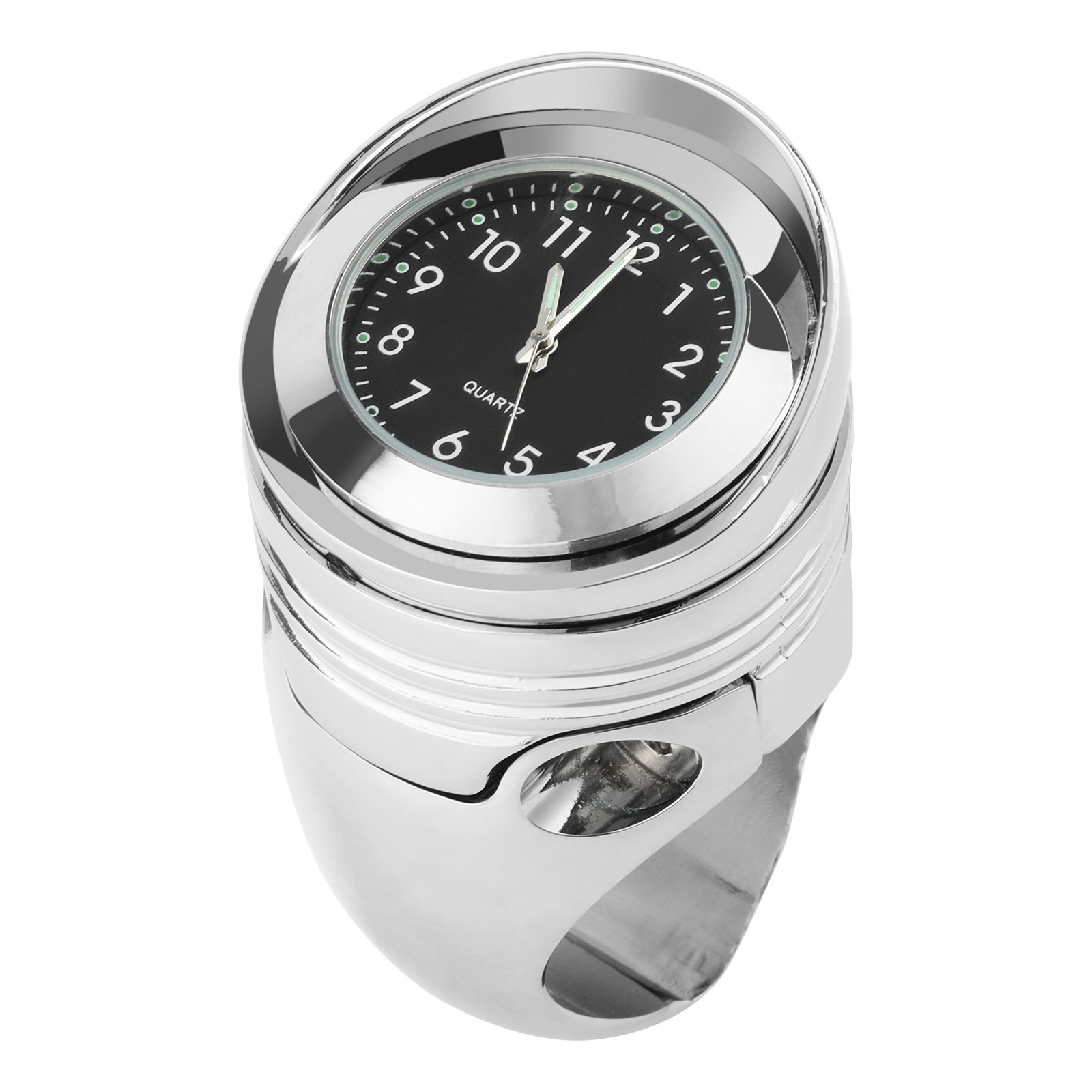 1-1/4″ Front Handlebar Clock Mount Fit For Harley Custom Cruiser Chopper