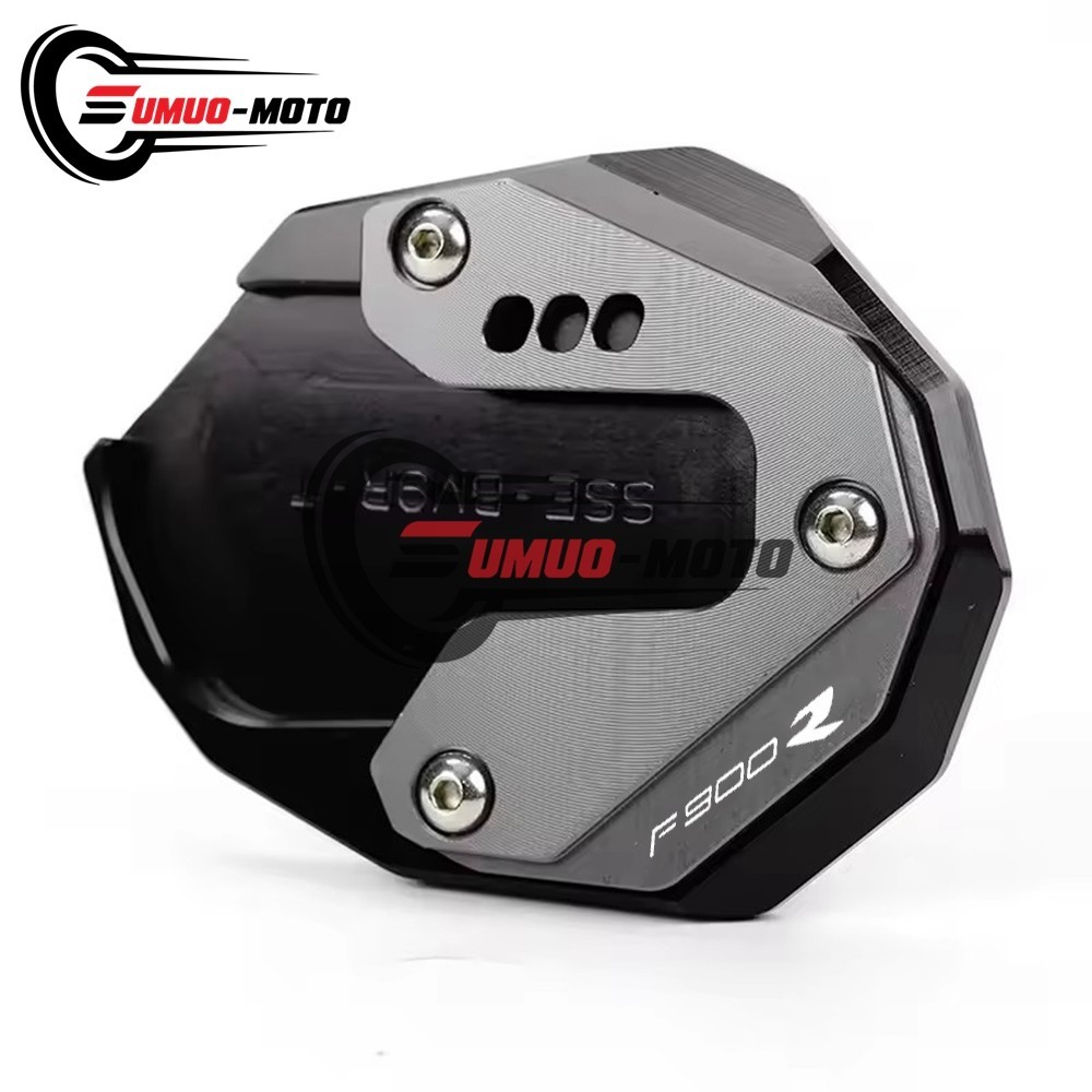 For BMW F900R F900 R CNC Kickstand Foot Side Stand Extension Pad Support Plate