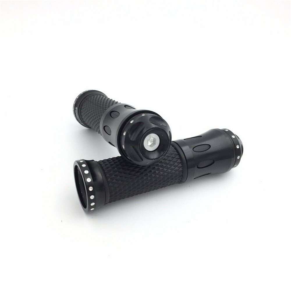 HongK Yamaha FZR 600R R6S FZ1 FZ6 TDM900 7/8″ Black None-Slip Rubber Hand Grips