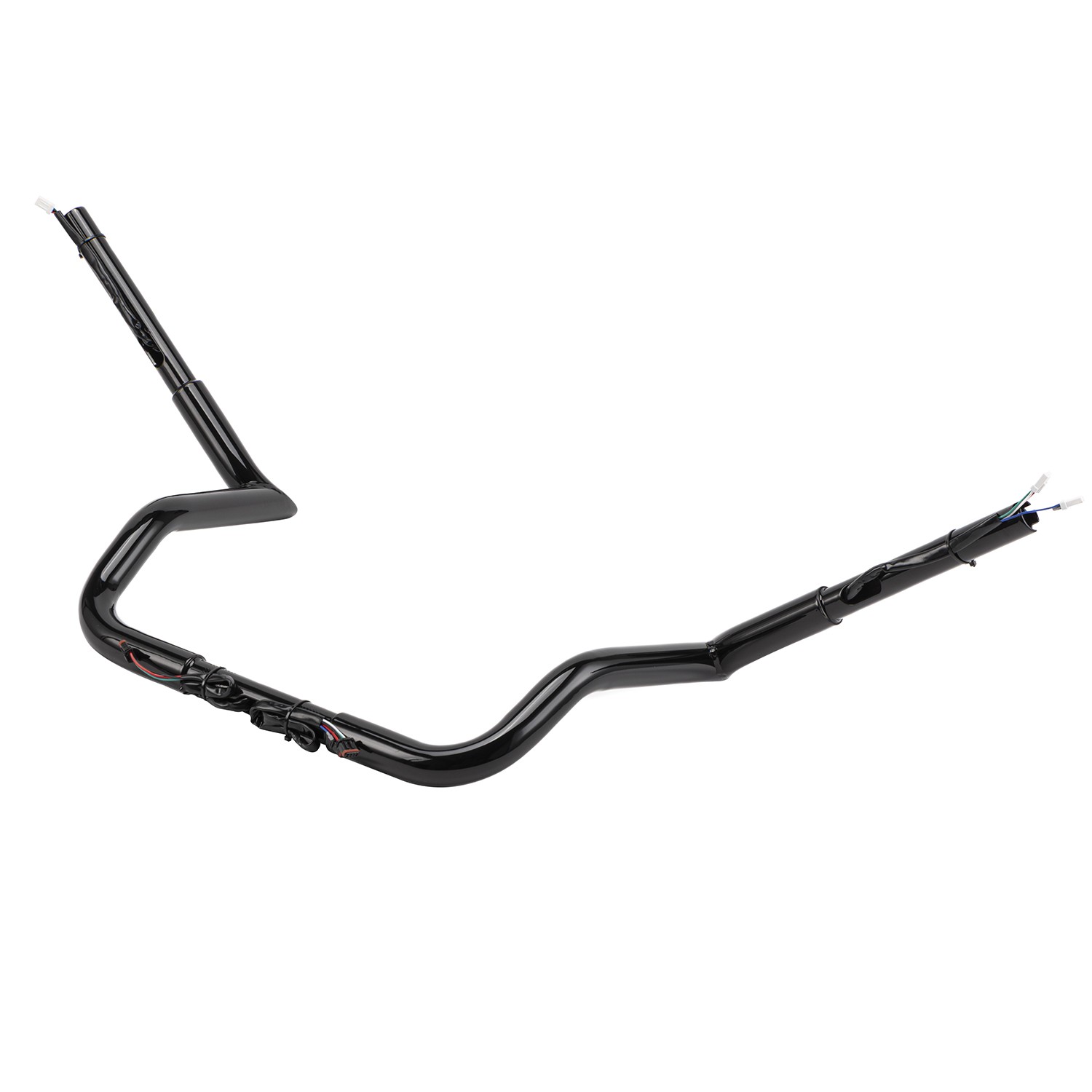 Heavy Duty 12″ Pre-Wired Meathook Ape Hanger Handlebar For Harley Street Glide