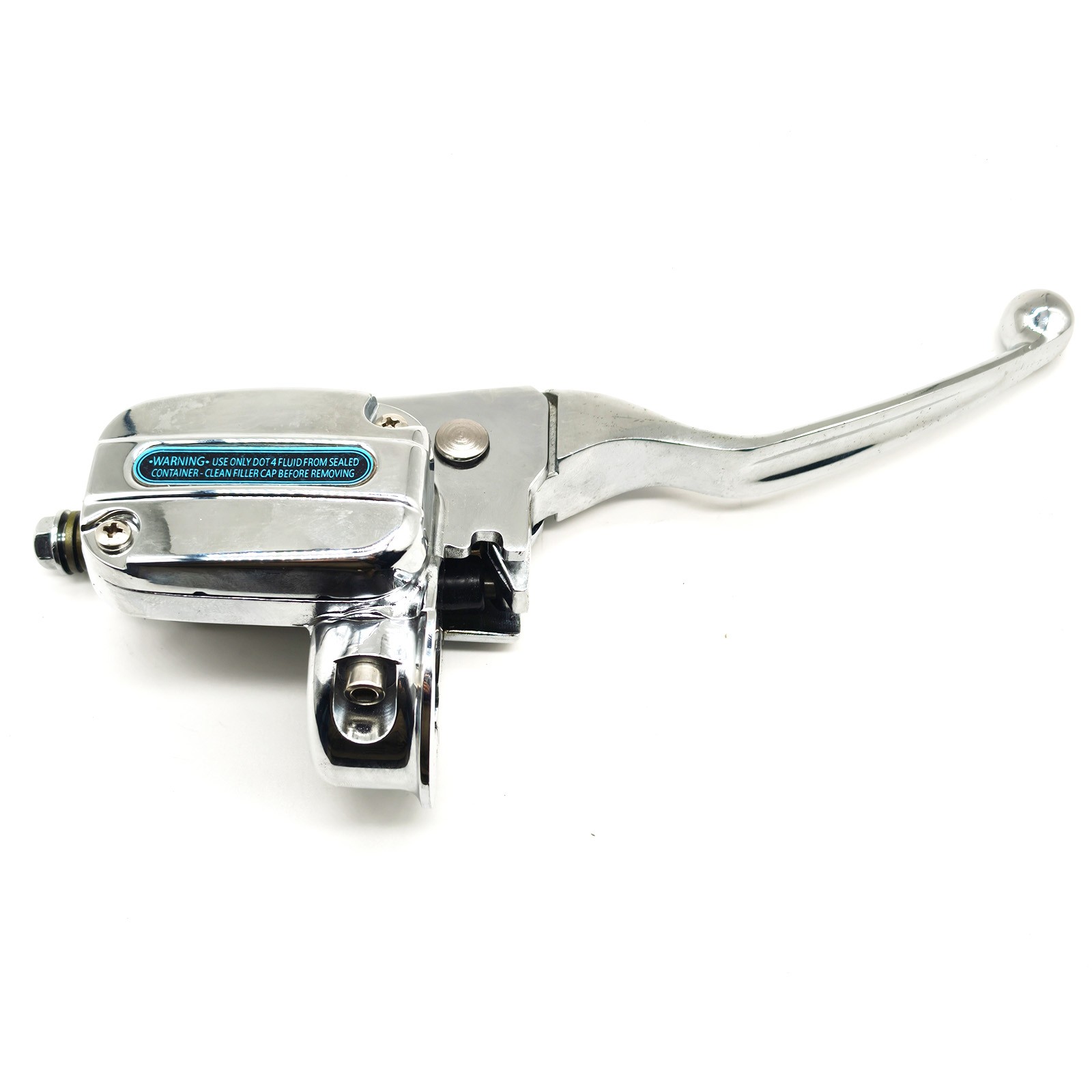 Fits 08-13 Harley Street Road King Glide Chrome Brake Clutch Lever Pump Master