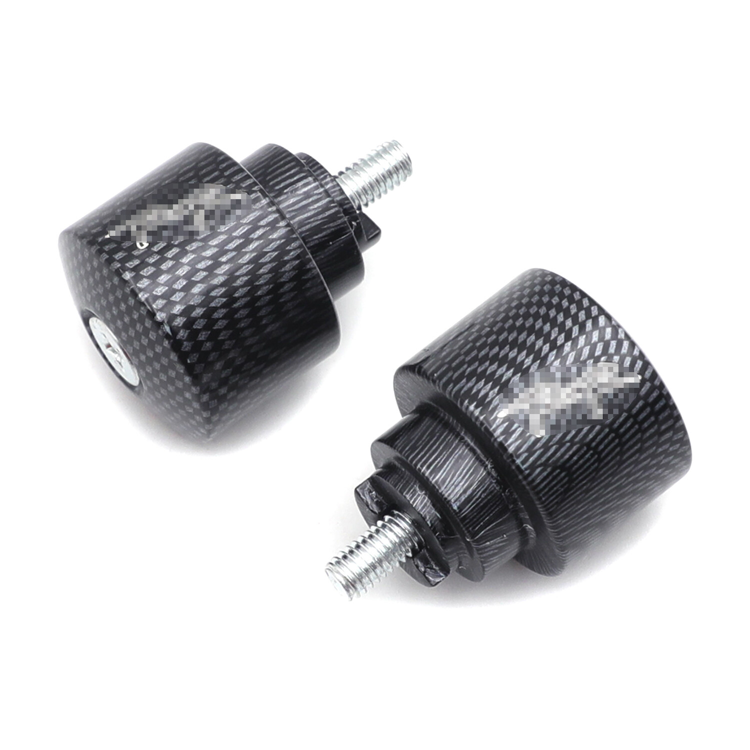 Carbon Bar Ends Logo Hand Grip Handlebar End Caps For Honda CBR 900RR 1993-1999