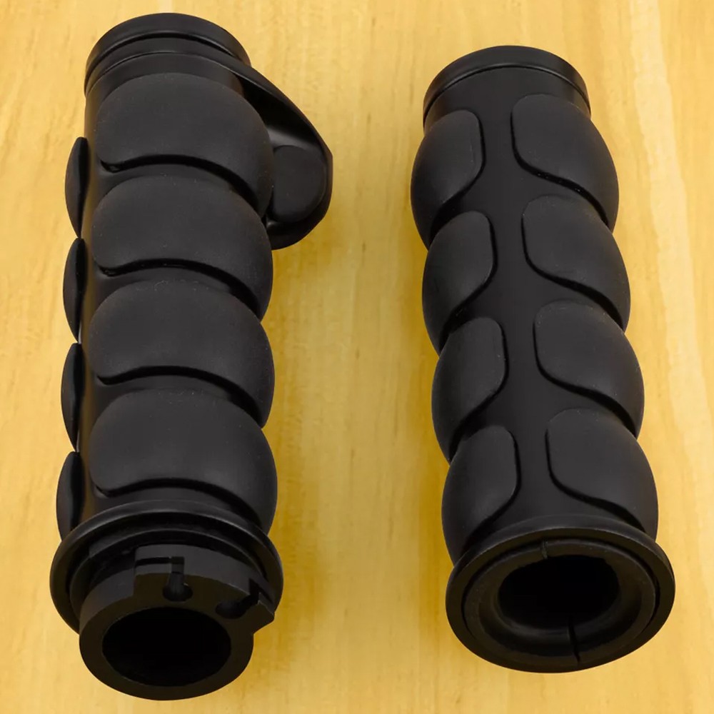 1″ Motorcycle Handle Bar Hand Grips For Harley Touring Street Glide Softail Dyna
