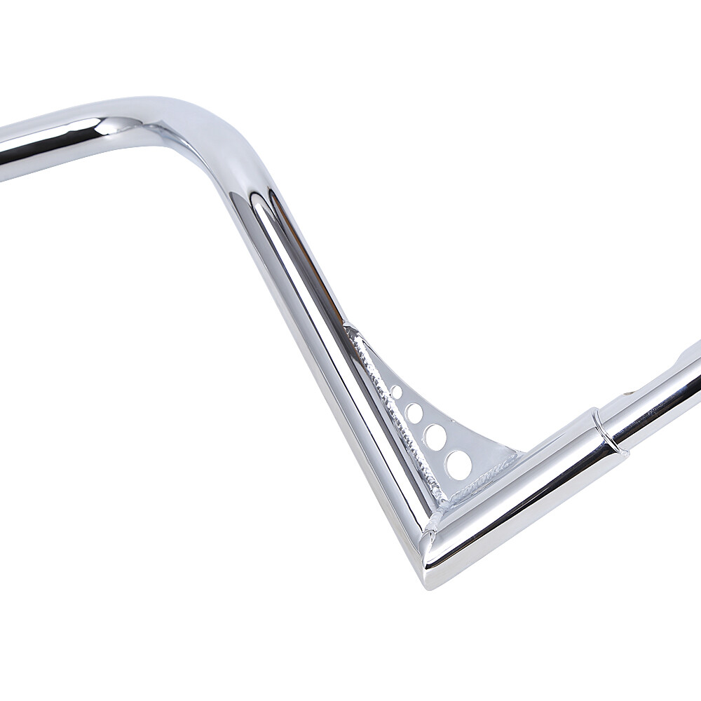 12 14 16″ 18″ Rise Ape Hanger HandleBar For Harley Touring Electra Street Glide