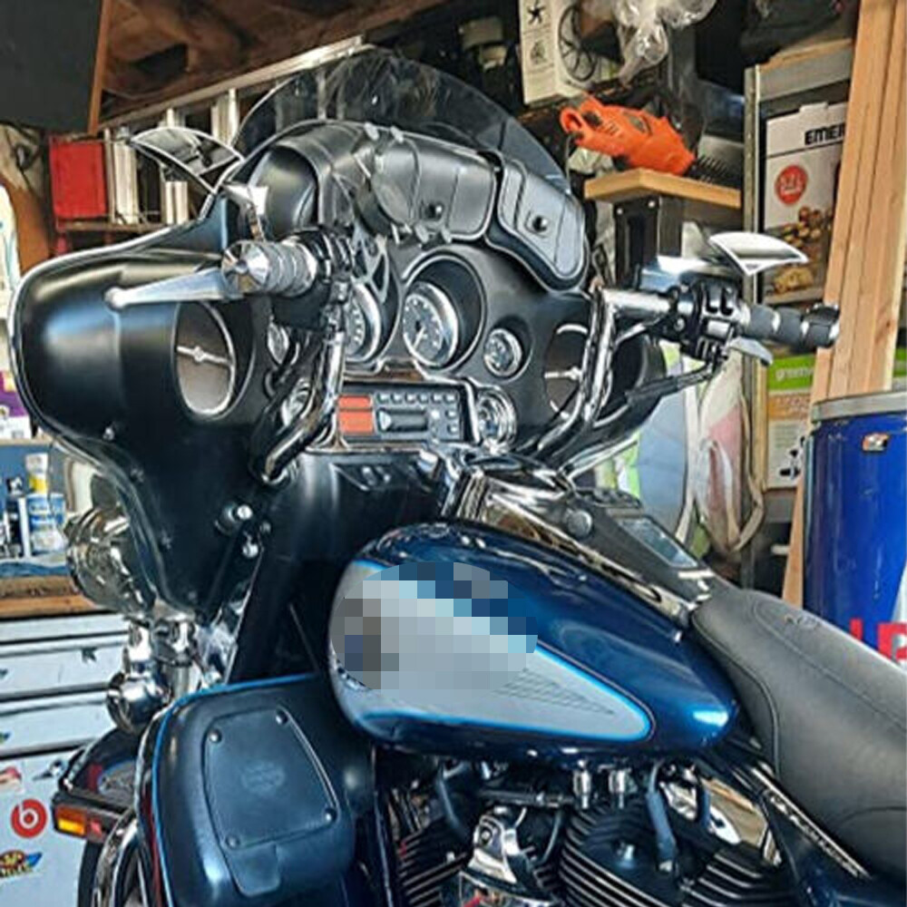 10″ Rise Meathook Bagger Ape Handlebar for 86-23 Harley Touring FLH FLHX FLHTC