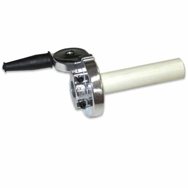 Gunnar Gasser Style Twist Throttle Assembly Polished Vintage Motocross