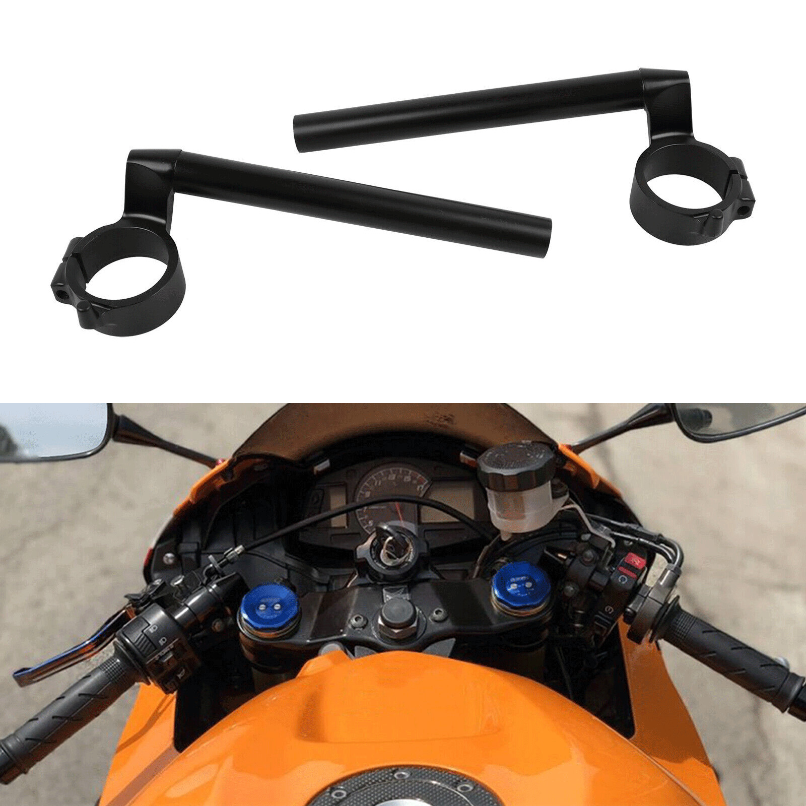 Clip on Ons Fork Tube Handlebar For Honda CBR600RR CBR 600 RR F5 2007-2025 48MM