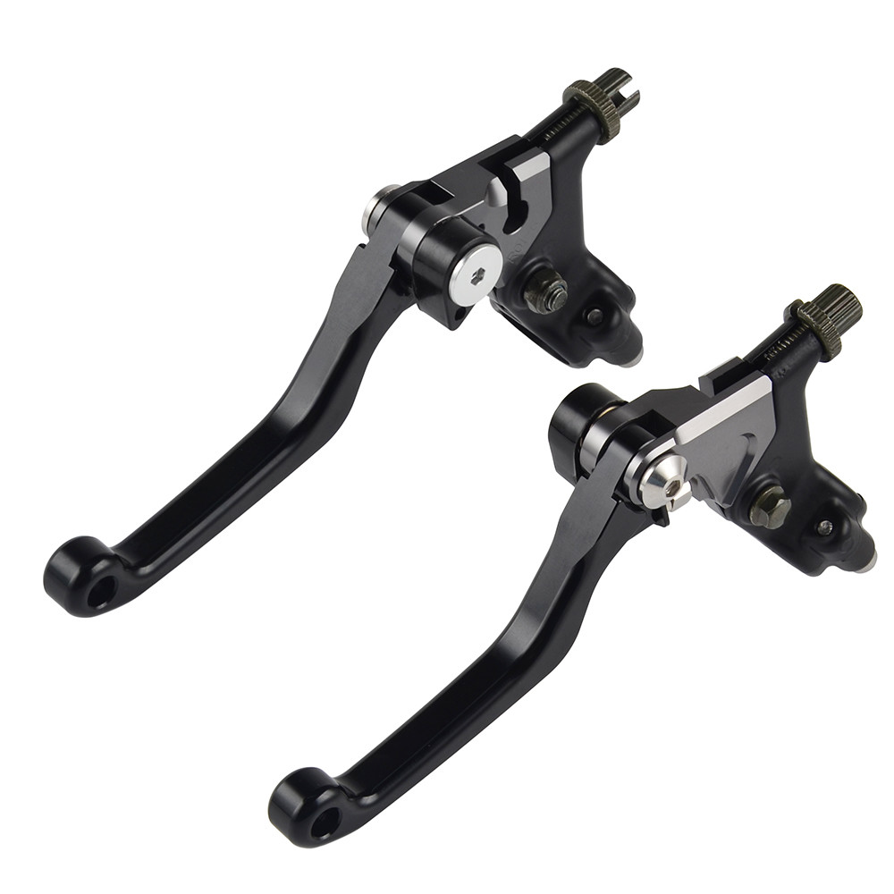 7/8” Short Clutch Brake Lever Set with Perch Fits Drum Brakes Model Dirt Bikes