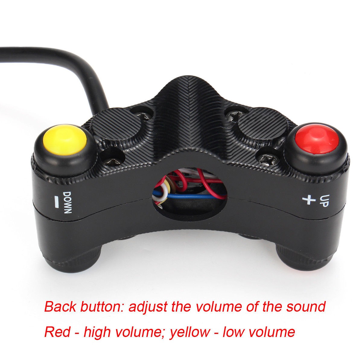 New Universal Motorcycle Race Bike Handlebar Switches Assembly 7 Button Array