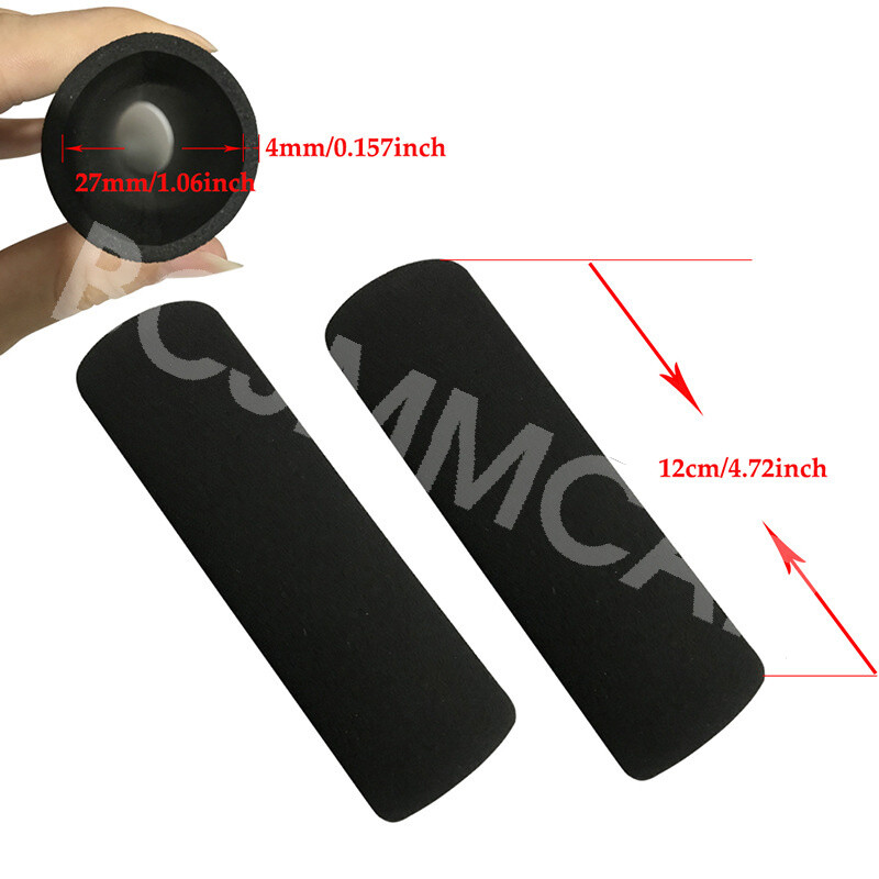 2pcs Grip Puppy Motorcycle Foam Anti-Vibration Comfort Handlebar Grip Cover