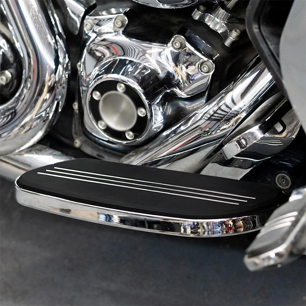 Front Rear 1-1/4″ 32MM Mount Foot Pegs / Footboards For Harley Touring 1993-2023