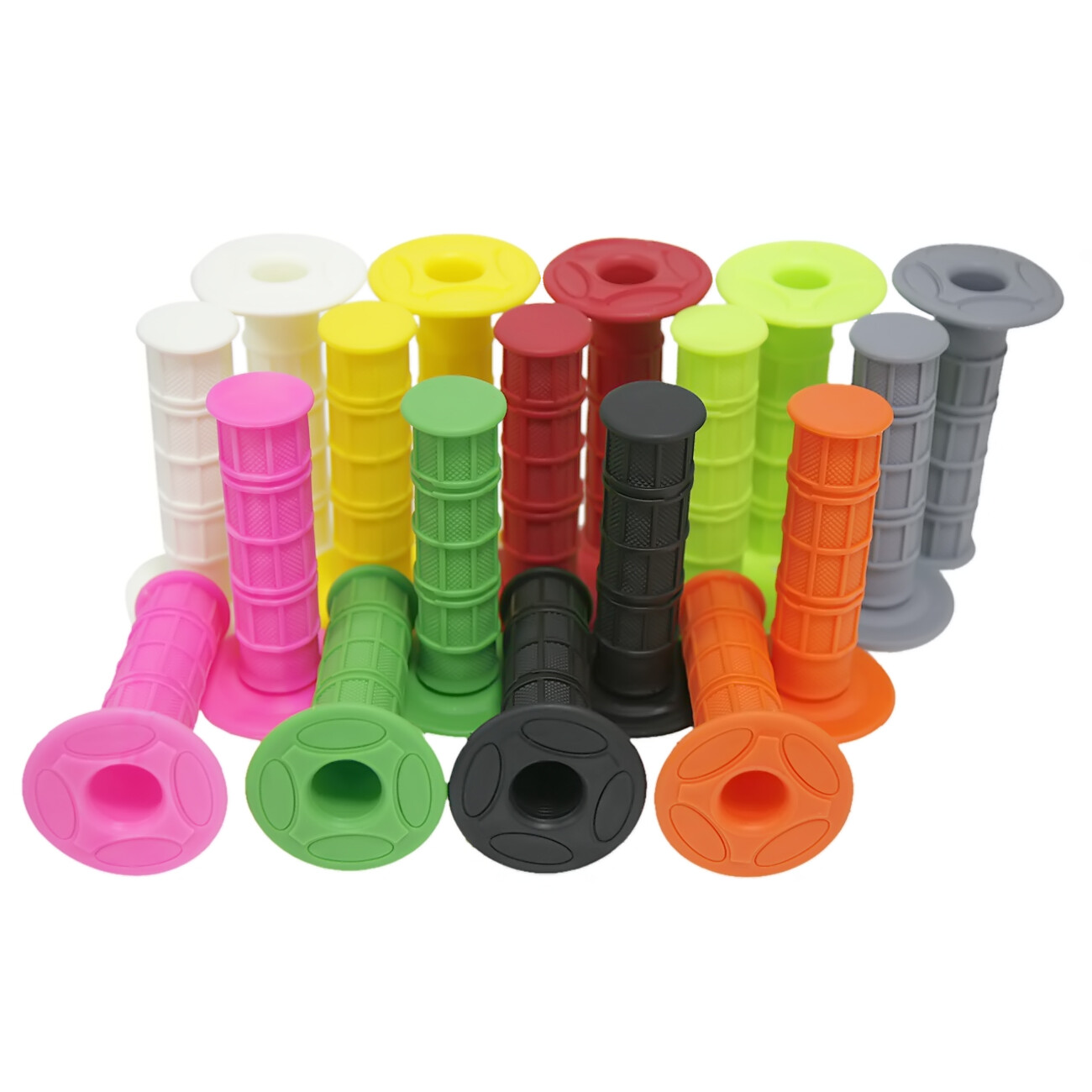 2Pcs 7/8″ Practical Motorcycle Hand Pro Grips Dirt Bike Motocross Gel Handle Bar