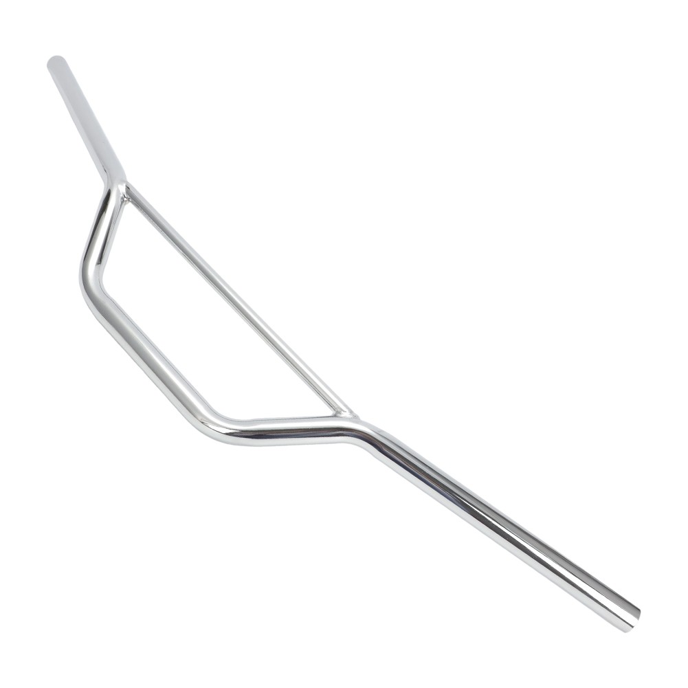 7/8″ Chrome Scrambler Motorcycle Handlebars For Vintage Honda Dirt Bike Steel