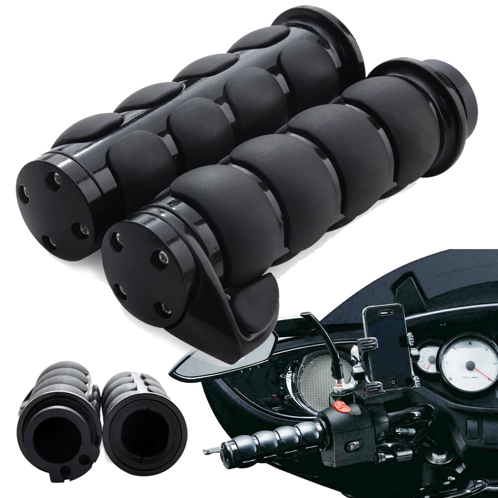 Motorcycle Handlebar Hand Grips 1″ for Harley Touring Street Electra Road Glide