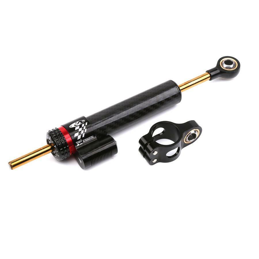 10 Inch Stabilizer Steering Damper Black / Silver For Suzuki GSXR750 1986-2024