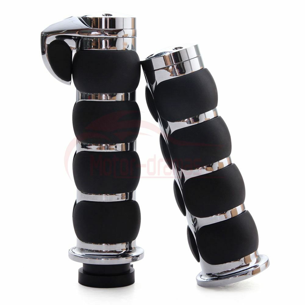 Motorcycle Handle Bar Hand Grips 1″ For Honda VTX1300 VTX1800 Sabre VT 1100 1300