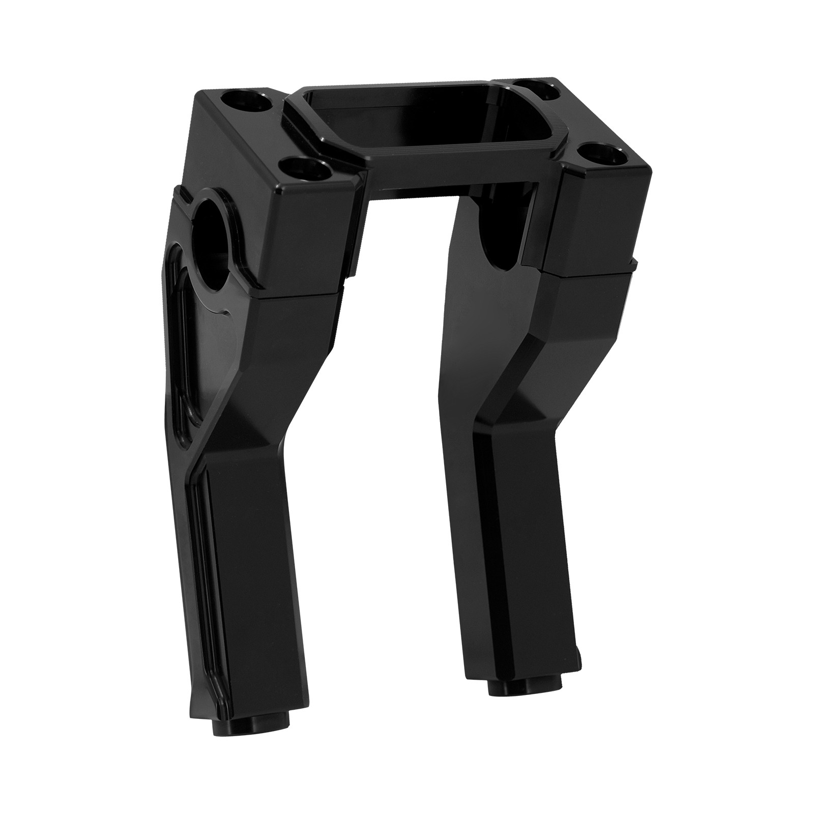 Black 6″ Riser Clamp Kit 1″ Handlebar fIT For Harley Low Rider ST FXST 2018-2023