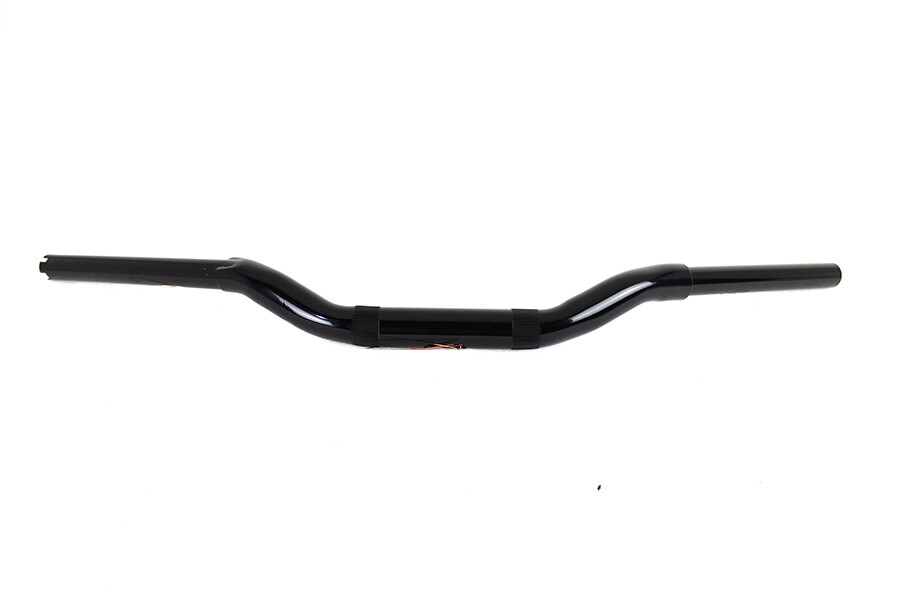 2 inch Drag Handlebar without Indents Black fits Harley Davidson