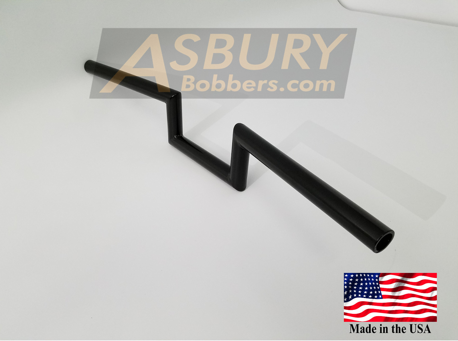 1 in Z Bars Gloss Black Narrow Lane Spliters 4 in rise Handlebars
