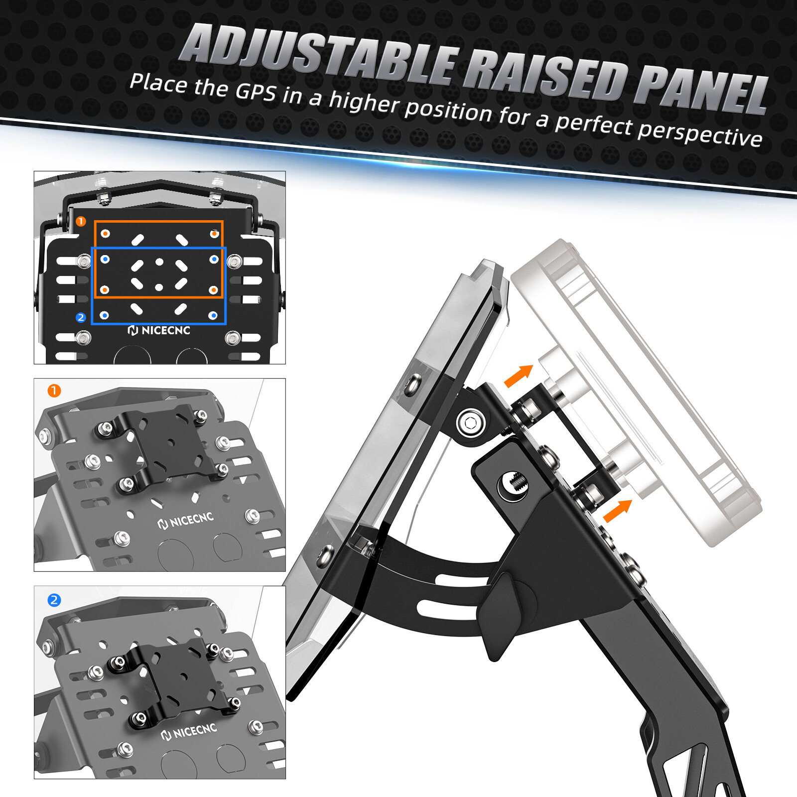 GPS Mount Bracket Kit For KTM 125-530 EXC EXC-F SX SX-F XC XC-F XC-W XCF-W 04-24