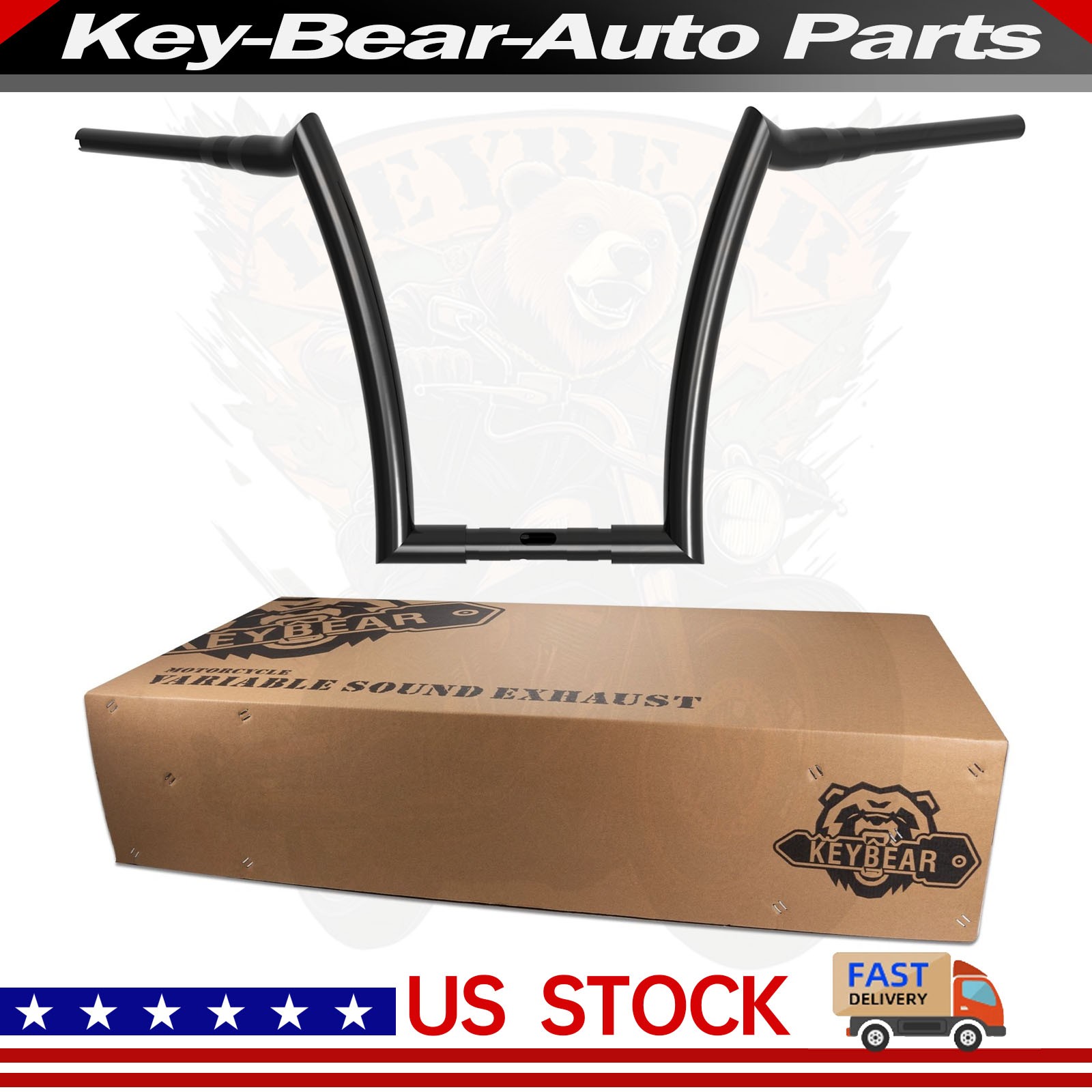 14” Rise Handlebar for Harley Davids CVO Road Glide Ultra ST，Road Glide2006-24